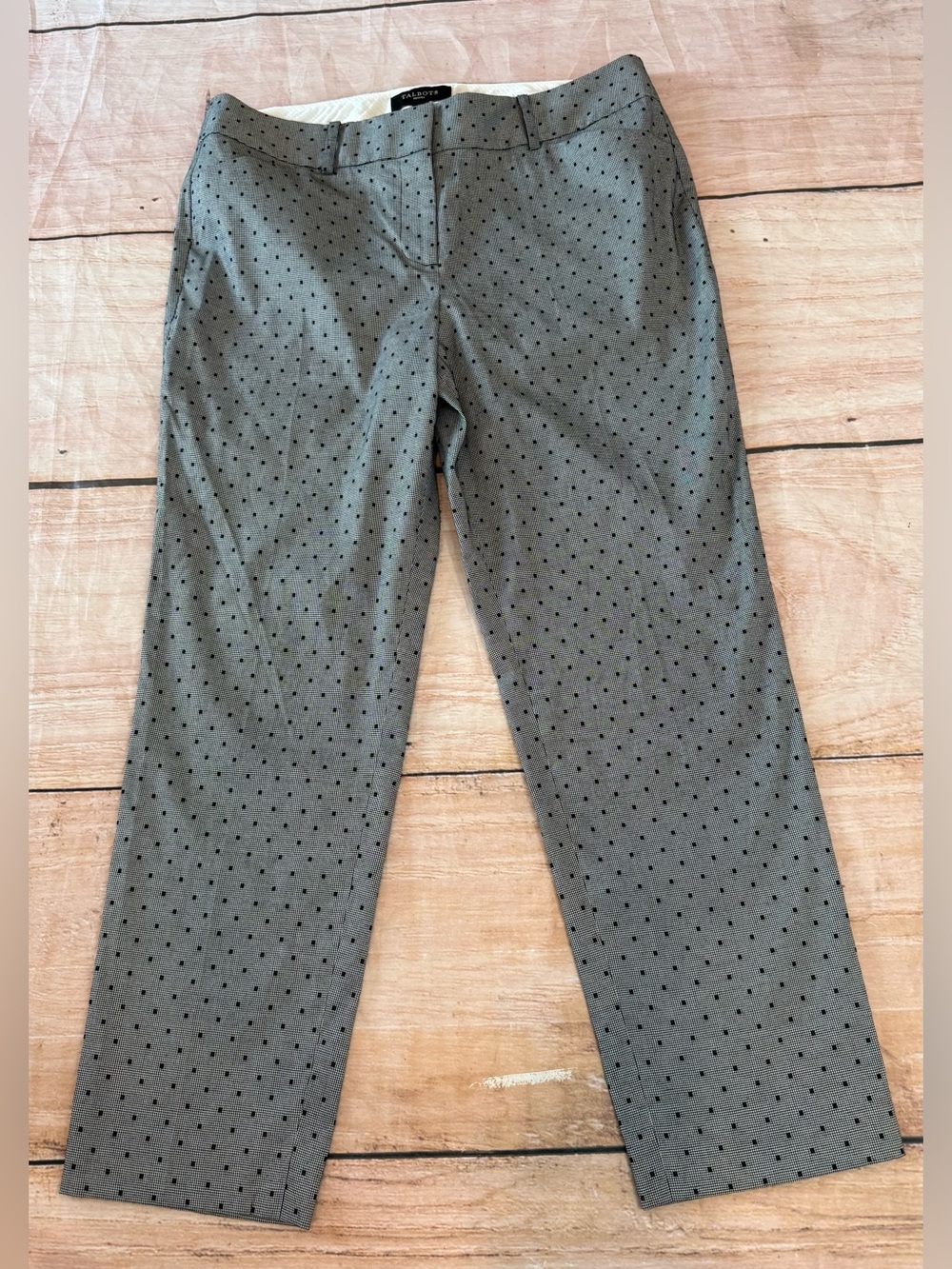 Woman’s Talbots Slacks Dress Pants Flat Front Size 10P Ankle Crop Preppy Office